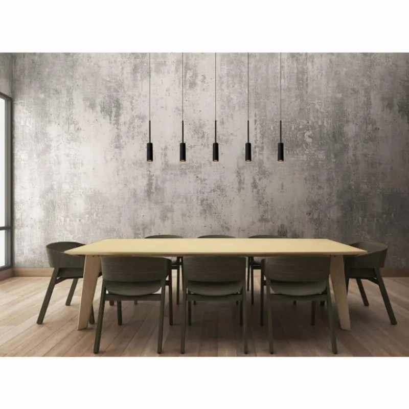 Luminaires Lucide Suspension Lucide TUBULE LED Noir, 5 lumières* Éclairage Led