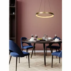 Luminaires Lucide Suspension Lucide VIDAL LED Laiton, 1 lumière