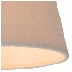 Lampes En Tissu-Luminaires Lucide Suspension Lucide WOOLLY Noir, 1 lumière