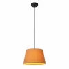 Lampes En Tissu-Luminaires Lucide Suspension Lucide WOOLLY Noir, 1 lumière