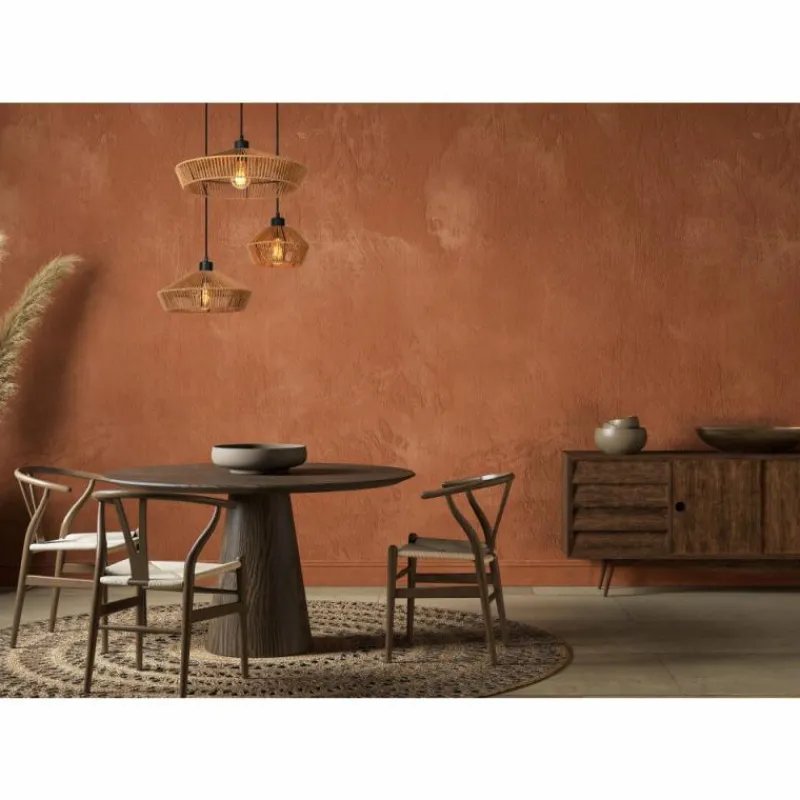 Luminaires Scandinaves-Luminaires Lucide Suspension Lucide YUNKAI Noir, 3 lumières