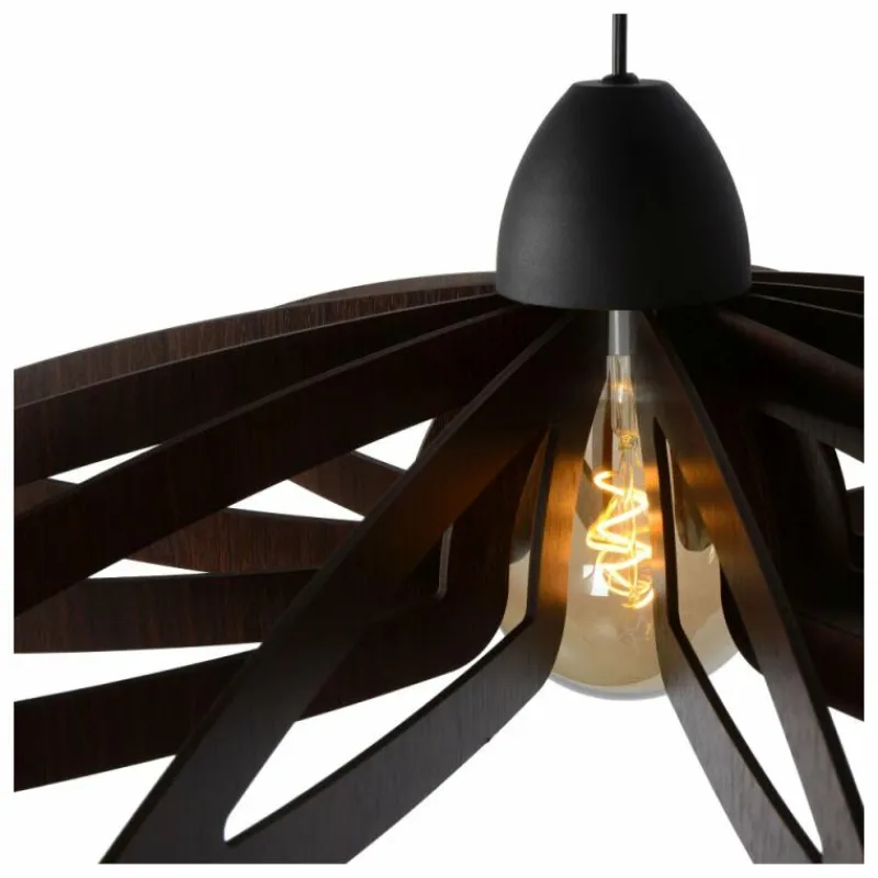 Luminaires Lucide Suspension Lucide ZIDANE Noir, 1 lumière* Suspensions