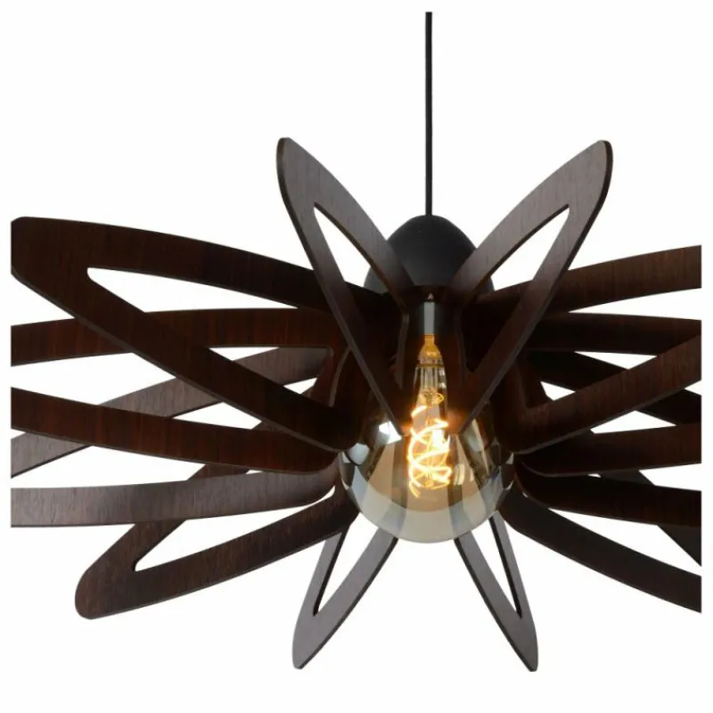 Luminaires Lucide Suspension Lucide ZIDANE Noir, 1 lumière* Suspensions