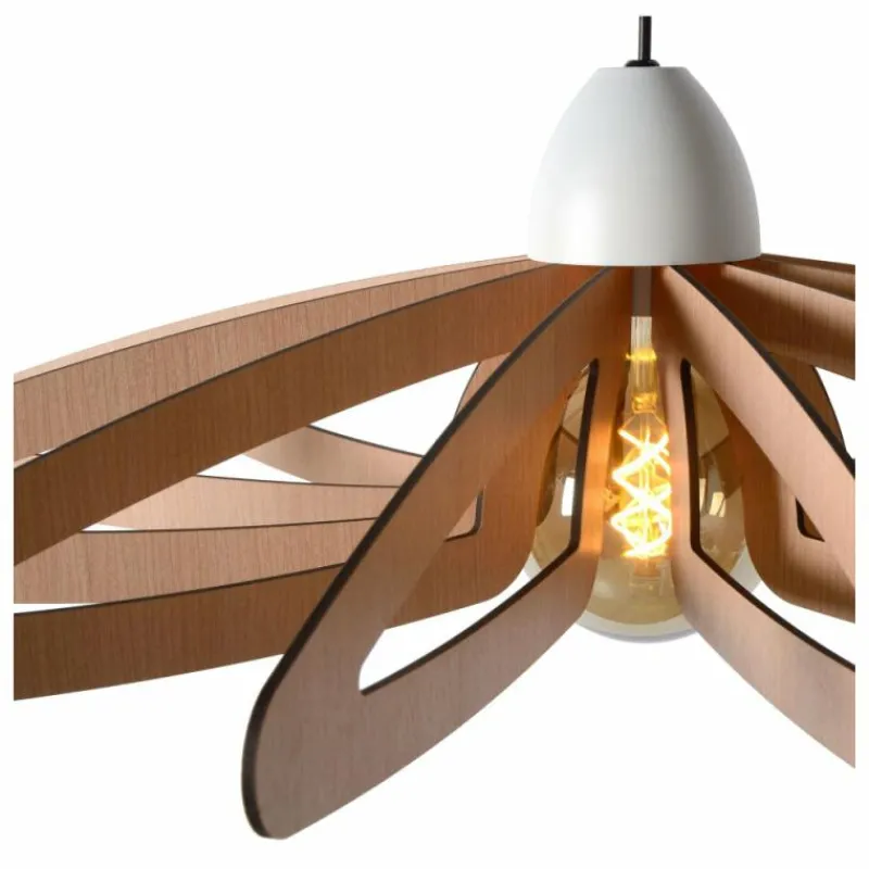 Luminaires Lucide Suspension Lucide ZIDANE Blanc, 1 lumière* Suspensions