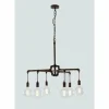 Lampes Industrielles-Luminaires Lutec Suspension Lutec AMACORD Brun, 6 lumières