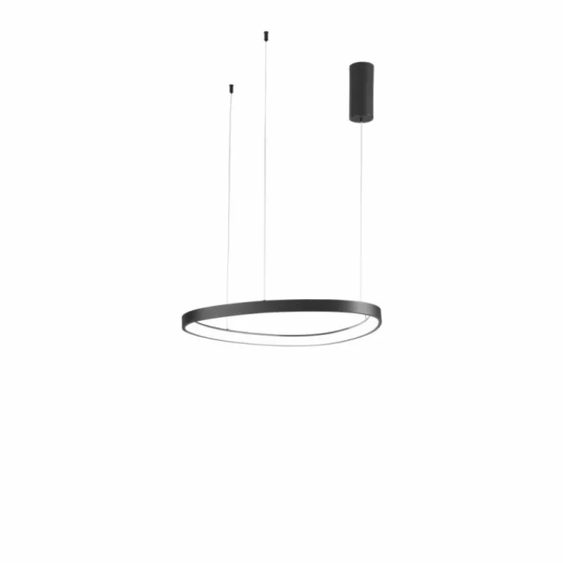 Luminaires Lutec Suspension Lutec BEZI LED Noir, 1 lumière* Éclairage Led