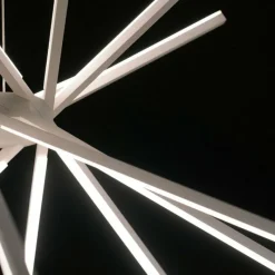 Luminaires Lutec Suspension Lutec SHANGHAI LED Blanc, 8 lumières* Éclairage Led