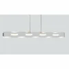 Luminaires Lutec Suspension Lutec WAVE Nickel mat, 3 lumières* Suspensions