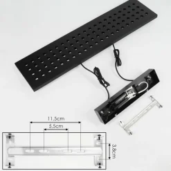 hofstein Suspension Luturula LED Noir, 1 lumière