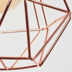 Lampes Vintages & Rétros-hofstein Suspension Lyssons Noir, 3 lumières