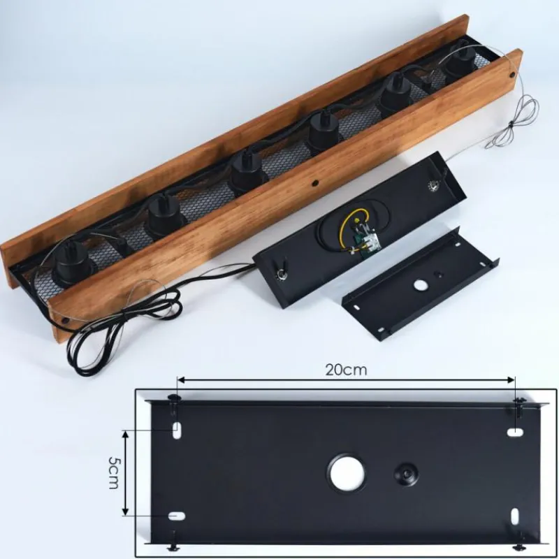 Style Boho-Chic-hofstein Suspension Maahui Écru, Noir, 6 lumières