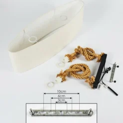 Luminaires Scandinaves-hofstein Suspension Makondo Noir, 2 lumières