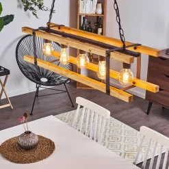 Lampes Vintages & Rétros-hofstein Suspension Maladera Rouille, 5 lumières