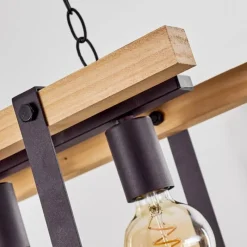 Luminaires Scandinaves-hofstein Suspension Maladera Rouille, 3 lumières