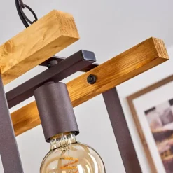 Lampes Industrielles-hofstein Suspension Maladera Rouille, 4 lumières