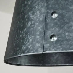 Lampes En Tissu-hofstein Suspension Malcotal Noir, 1 lumière