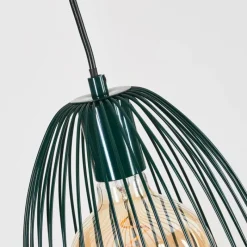 Lampes Industrielles-hofstein Suspension Malette Vert, 1 lumière