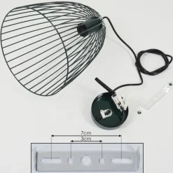 Lampes Industrielles-hofstein Suspension Malette Vert, 1 lumière