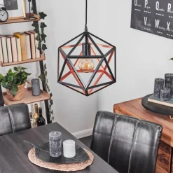 hofstein Suspension Mamonal Noir, 1 lumière