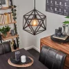 Lampes Industrielles-hofstein Suspension Mamonal Noir, 1 lumière