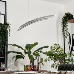 hofstein Suspension Manlleu Chrome, 1 lumière* Suspensions