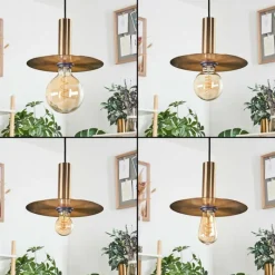 hofstein Suspension Mano Laiton, Noir, 1 lumière