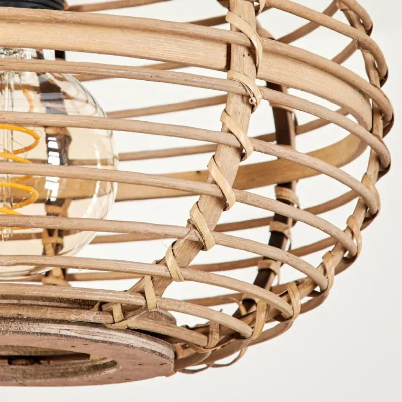 Style Boho-Chic-hofstein Suspension Manteau Écru, 3 lumières