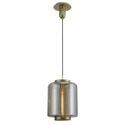 Luminaires Mantra Suspension Mantra JARRAS Bronze, 1 lumière