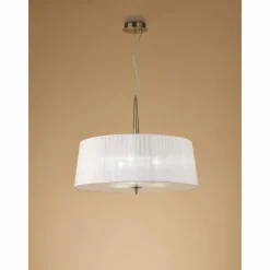 Luminaires Mantra Suspension Mantra LOEWE Brun, 3 lumières