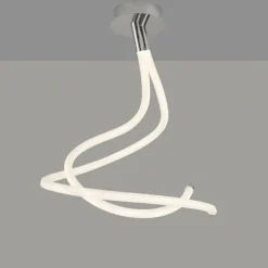 Luminaires Mantra Suspension Mantra NUR LINE LED Chrome, Blanc, 1 lumière* Éclairage Led