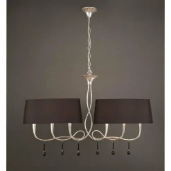 Lampes En Tissu-Luminaires Mantra Suspension Mantra Paola Argenté, 6 lumières