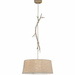 Lampes En Tissu-Luminaires Mantra Suspension Mantra SABINA Brun, 1 lumière