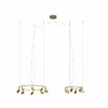 Lampes Dorées-Luminaires Mantra Suspension Mantra SHELL LED Or, 14 lumières