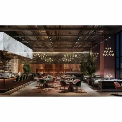 Lampes Dorées-Luminaires Mantra Suspension Mantra SHELL LED Or, 14 lumières