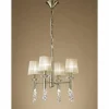 Lampes En Tissu-Luminaires Mantra Suspension Mantra TIFFANY Brun, 4 lumières