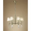 Lampes En Tissu-Luminaires Mantra Suspension Mantra TIFFANY Brun, 6 lumières