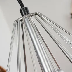Luminaires Orientaux-hofstein Suspension Marang Argenté, 1 lumière