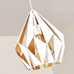 Luminaires Orientaux-hofstein Suspension Marang Blanc, 1 lumière