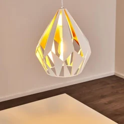 Luminaires Orientaux-hofstein Suspension Marang Blanc, 1 lumière
