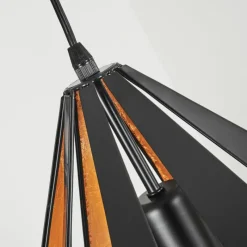 Luminaires Orientaux-hofstein Suspension Marang Noir, Argenté, 1 lumière