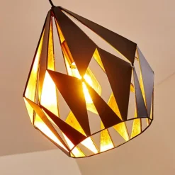 Luminaires Orientaux-hofstein Suspension Marang Noir doré, 1 lumière