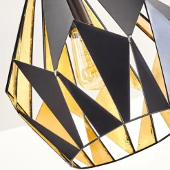 Luminaires Orientaux-hofstein Suspension Marang Noir doré, 1 lumière