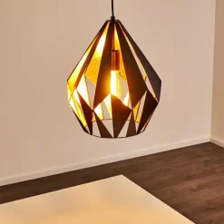 Luminaires Orientaux-hofstein Suspension Marang Noir doré, 1 lumière