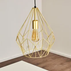 Luminaires Orientaux-hofstein Suspension Marang Or, 1 lumière