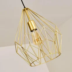 Luminaires Orientaux-hofstein Suspension Marang Or, 1 lumière