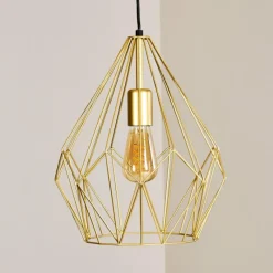 Luminaires Orientaux-hofstein Suspension Marang Or, 1 lumière