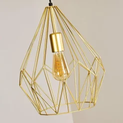 Luminaires Orientaux-hofstein Suspension Marang Or, 1 lumière