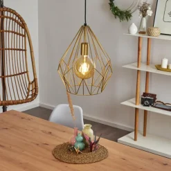 Luminaires Orientaux-hofstein Suspension Marang Or, 1 lumière