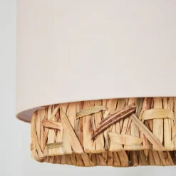 Lampes En Tissu-hofstein Suspension Marieux Écru, Blanc, 1 lumière