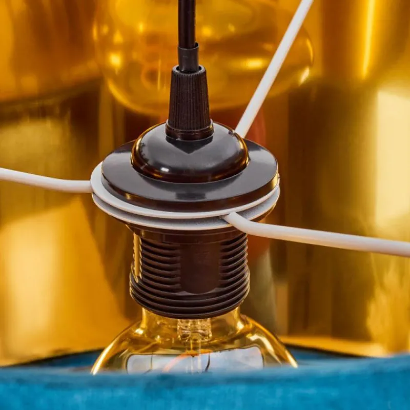 Lampes Dorées-hofstein Suspension Maripi Noir, 1 lumière